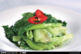 白灼生菜