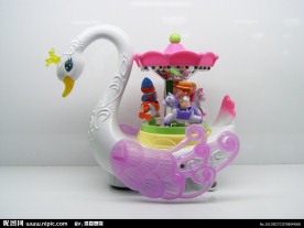 电动音乐盒玩具小鸭子