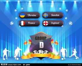 舞台灯光足球比赛背景