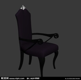 欧式椅子模型