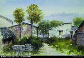 水彩风景画