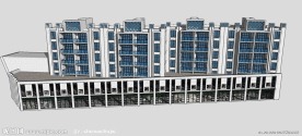 skp 小区沿街商业