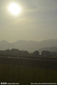 冬早晨的太阳