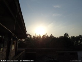 夕阳日落
