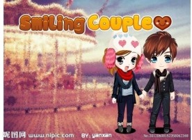 卡通情侣