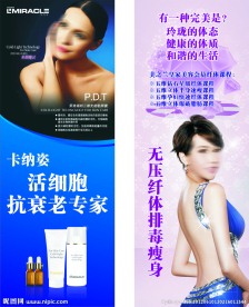 减肥X展架 易拉宝