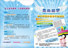 儿童海报模版