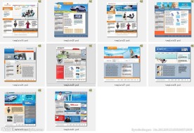 漂亮的外企网页模版多套