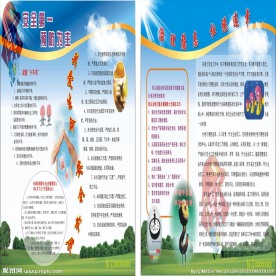 安全月板报设计