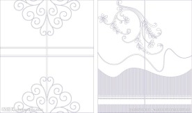 玻璃移门刻绘图