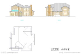 经典二层独栋别墅户型图