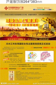 招商会启动报刊彩页