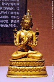铜镀金金刚持像