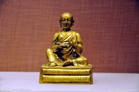铜镀金罗汉像