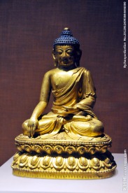 铜镀金释迦摩尼佛像