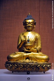 铜镀金弥勒佛像