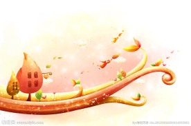 季节色彩卡通画图片