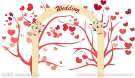 婚礼背景墙
