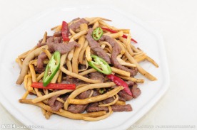 茶树菇牛柳
