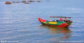 厦门的海和渔船