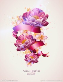 丝带 花朵