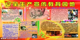 安全生产板报