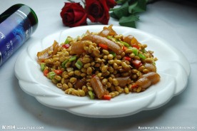 肉皮黄豆芽