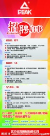招聘模板海报