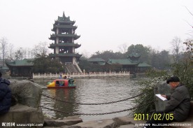 云外楼远景