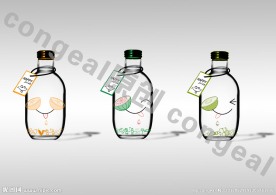 果汁瓶子包装设计