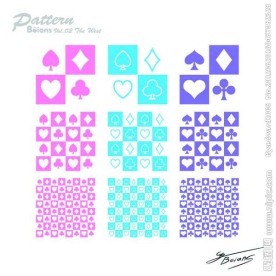 扑克牌符号底纹