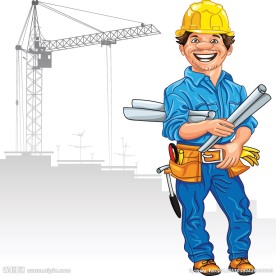 建筑工地建筑工人