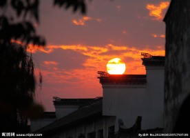 黄昏 夕阳西下