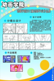 毕业展板