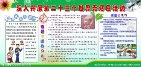 世界无烟日展板