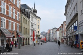 Flensburg 弗伦斯堡城市街道