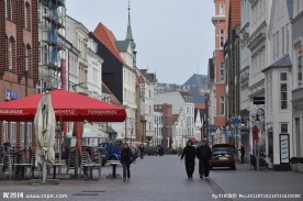 Flensburg 弗伦斯堡城市街道