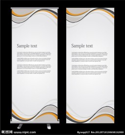 装饰公司展板背景