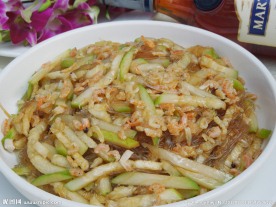 粉丝虾米煮节瓜