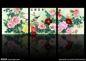 牡丹国画