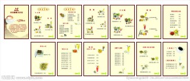 咖啡美食菜单