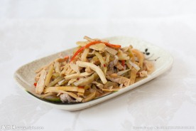 香干笋干肉丝