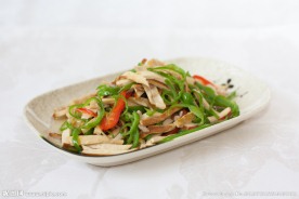 香干青椒肉丝