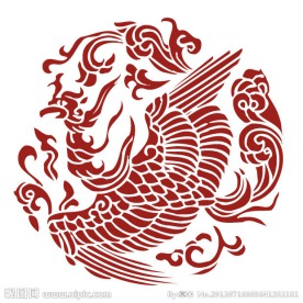 民俗剪纸艺术 凤凰