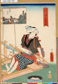 江户名所百人美女图