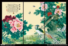 牡丹国画