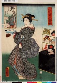 江户名所百人美女图