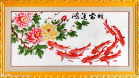 鸿运当头十字绣图片