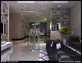 现代风格客厅效果图