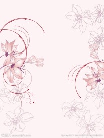 时尚百合花纹